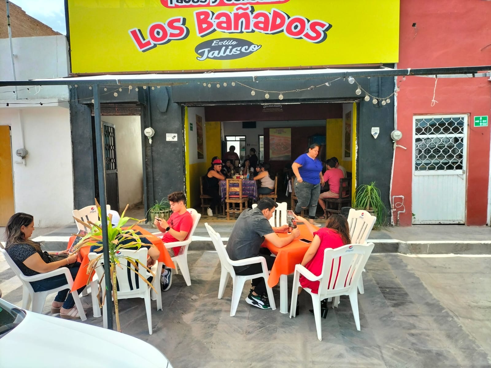 Tacos y consome los bañados