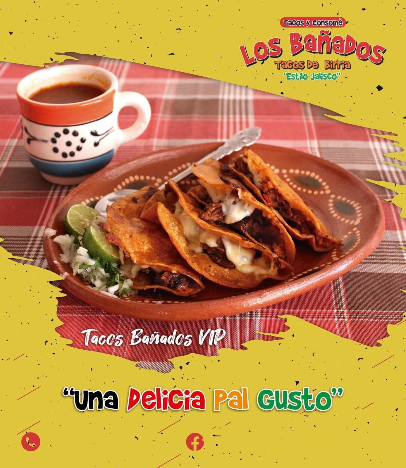 Tacos y consome los bañados