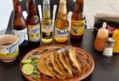 Tacos y consome los bañados