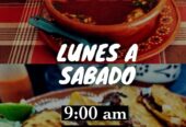 Tacos y consome los bañados