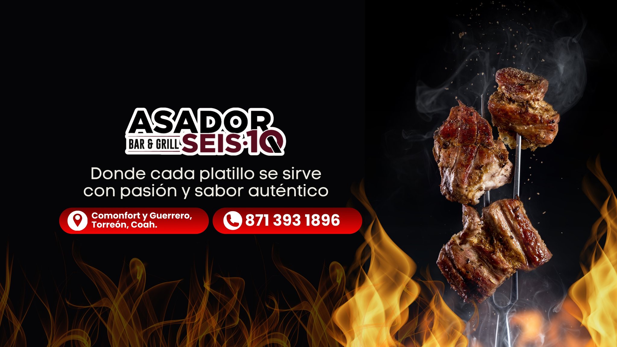 Asador SEIS10 Grill Bar